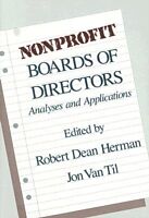Fester Einband Nonprofit Boards of Directors von Robert Herman