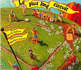 Couverture cartonnée Le plus long circuit de Roch Carrier, Sheldon Cohen