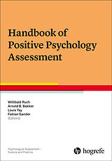 Kartonierter Einband Handbook of Positive Psychology Assessment von 