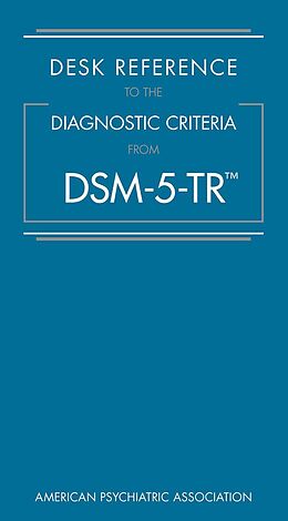 eBook (epub) Desk Reference to the Diagnostic Criteria From DSM-5-TR(TM) de 