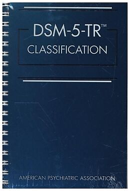 Couverture cartonnée DSM-5-TR Classification de American Psychiatric Association