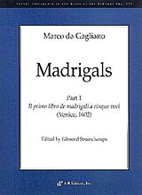 Marco da Gagliano Notenblätter Madrigals vol.1