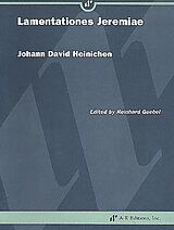 Johann David Heinichen Notenblätter Lamentationes Jeremiae