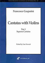 Francesco Gasparini Notenblätter Cantatas With Violins vol.1 - soprano cantatas