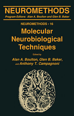 Fester Einband Molecular Neurobiological Techniques von Alan A. Boulton, A. A. Boulton