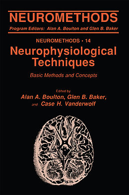 Fester Einband Neurophysiological Techniques von Alan A. Boulton