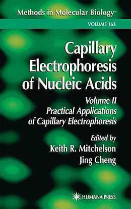 Fester Einband Capillary Electrophoresis of Nucleic Acids von 