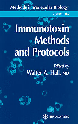 Livre Relié Immunotoxin Methods and Protocols de 