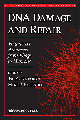 Livre Relié DNA Damage and Repair de 