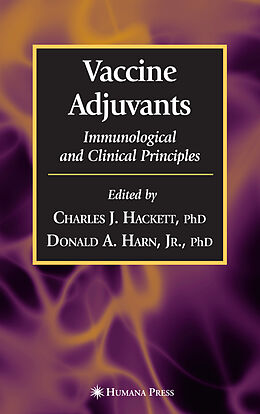 Livre Relié Vaccine Adjuvants de Charles J. Hackett, Donald A. Harn