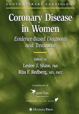 Livre Relié Coronary Disease in Women de Rita F. Redberg, Leslee J. Shaw