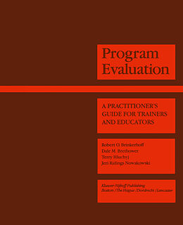 Kartonierter Einband Program Evaluation von 