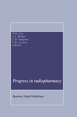 Fester Einband Progress in Radiopharmacy von P.h. Cox