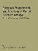 Couverture cartonnée Religious Requirements and Practices de U S. Dept of the Army