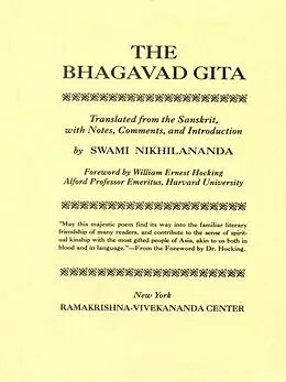 E-Book (epub) Bhagavad Gita von Swami Nikhilananda