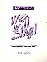 Doreen Rao Notenblätter We Will Sing! Band 1