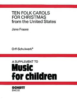 Jane Frazee Notenblätter MUSIC FOR CHILDREN10 chorals for christmas