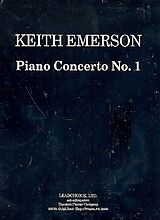 Keith Emerson Notenblätter Concerto no.1 for piano and orchestra