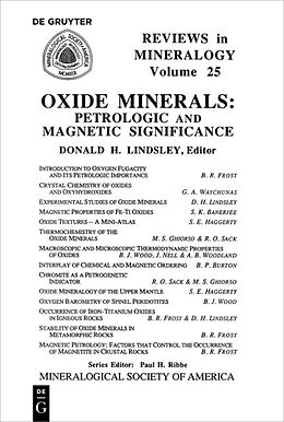 Kartonierter Einband Oxide Minerals von 