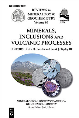 Kartonierter Einband Minerals, Inclusions And Volcanic Processes von 