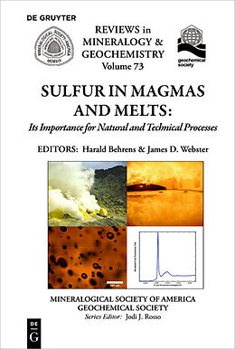Couverture cartonnée Sulfur in Magmas and Melts: de 