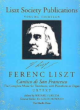 Franz Liszt Notenblätter Liszt Society Publications vol.13