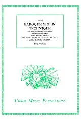 Judy Tarling Notenblätter Baroque Violin Technique