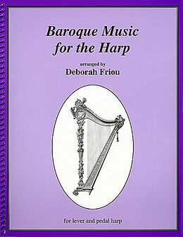 Deborah Friou Notenblätter Baroque Music for the Harp for