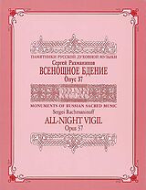 Sergei Rachmaninoff Notenblätter All-Night Vigil op.37