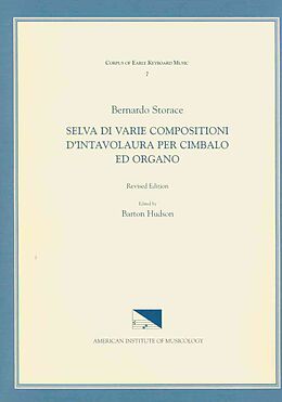 Bernardo Storace Notenblätter Selva di varie compositioni dintavolatura