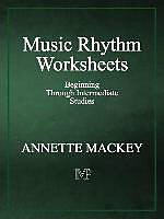 Couverture cartonnée Music Rhythm Worksheets de Annette Mackey