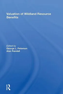 E-Book (epub) Valuation Of Wildland Resource Benefits von George Peterson