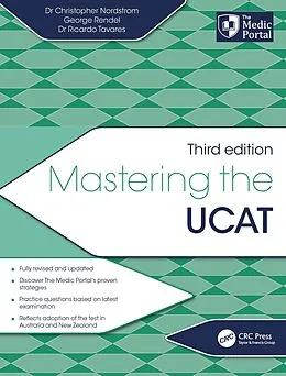 E-Book (pdf) Mastering the UCAT, Third Edition von Christopher Nordstrom, George Rendel, Ricardo Tavares