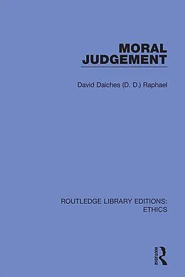 E-Book (pdf) Moral Judgement von David Daiches (D. D. Raphael