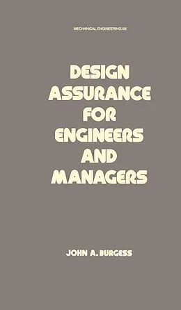 E-Book (pdf) Design Assurance for Engineers and Managers von John A. Burgess
