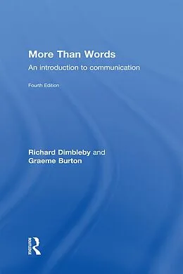 E-Book (epub) More Than Words von Richard Dimbleby, Graeme Burton