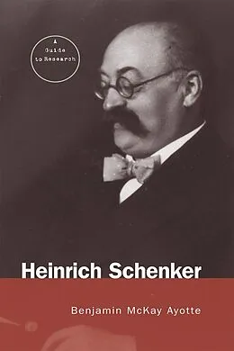 E-Book (epub) Heinrich Schenker von Benjamin Ayotte