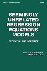 E-Book (epub) Seemingly Unrelated Regression Equations Models von Virendera K. Srivastava, David E. A. Giles