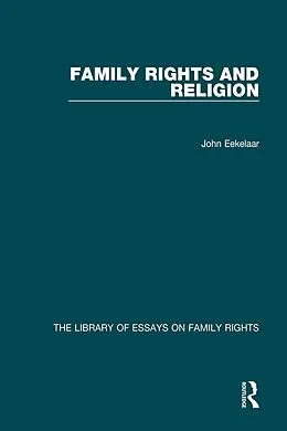 E-Book (epub) Family Rights and Religion von John Eekelaar