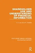 E-Book (pdf) Shareholder Use and Understanding of Financial Information von T. A. Lee, D. P. Tweedie