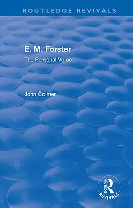 ePUB E. M. Forster von John Colmer