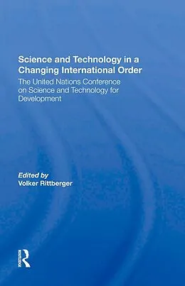 PDF Science And Technology In A Changing International Order von Volker Rittberger