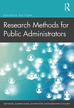 E-Book (epub) Research Methods for Public Administrators von Gary Rassel, Suzanne Leland, Zachary Mohr