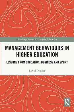 E-Book (epub) Management Behaviours in Higher Education von David Dunbar