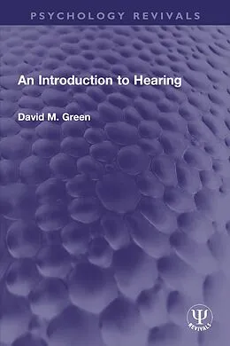 E-Book (epub) An Introduction to Hearing von David M. Green
