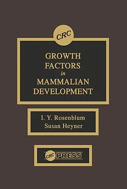 E-Book (pdf) Growth Factors in Mammalian Development von I. Y. Rosenblum