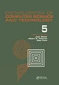 PDF Encyclopedia of Computer Science and Technology von Jack Belzer, Albert G. Holzman, Allen Kent