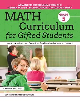 E-Book (epub) Math Curriculum for Gifted Students von Center for Gifted Education