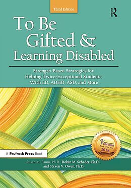 eBook (pdf) To Be Gifted and Learning Disabled de Susan M. Baum, Robin M. Schader, Steven V. Owen