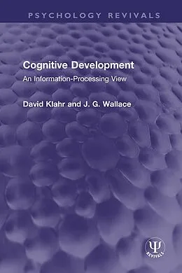 E-Book (pdf) Cognitive Development von David Klahr, J. G. Wallace